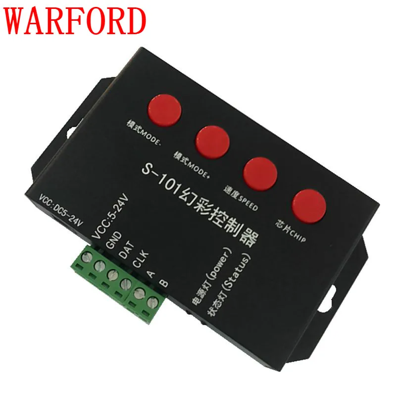 S 101 DMX512 мечта светодиодный контроллер использовать для WS2812b WS2811 WS2813 APA102 UCS1903 TM1812