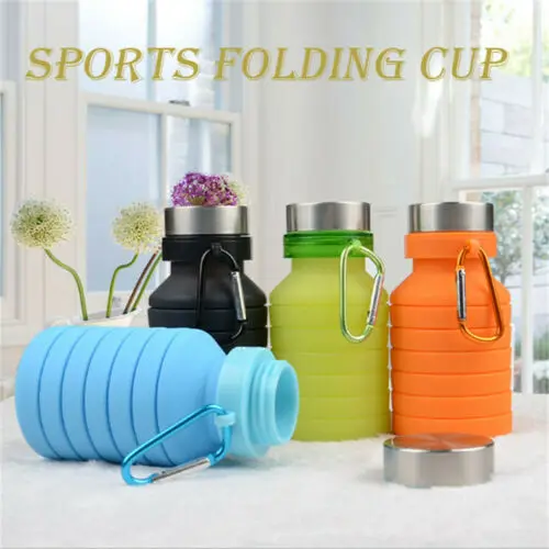 

2019 Hot Portable Silicone Retractable Folding Cup Telescopic Collapsible Travel Camping Sport Cup