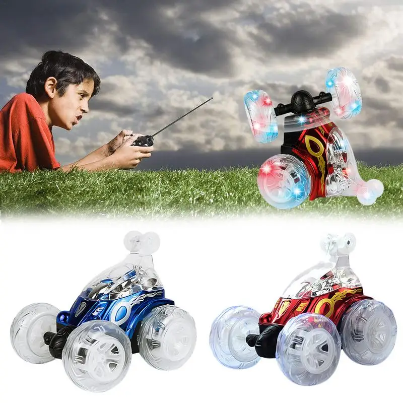 

Remote Control Car Toys Off-road Vehicle 360 Degree Tumbling Stunt Car With Colorful Light Toys For Children