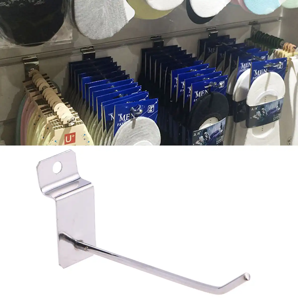 20pcs Retail Store Display Hooks Panel Display Durable Gridwall