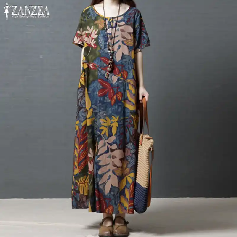 zanzea linen dress