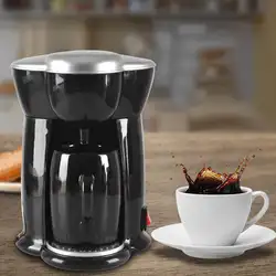 300 Вт Multi-use Home Mini Single Cup капельный кофе Makers бытовой Ресторан Электрический автоматический эспрессо кофе машина ЕС штекер