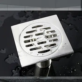 

Stainless Steel Bathroom Odor Floor Drain Bathroom Washing Machine Large Flow Thickening Floor Drain