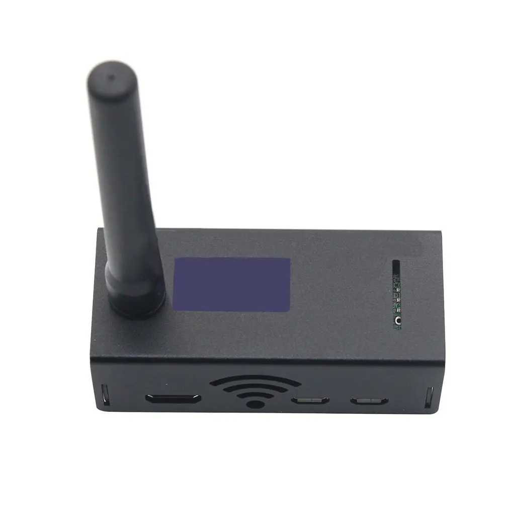

Portable Size OLED Display Aluminum Signal Receiver MMDVM hotspot Support P25 DMR YSF + raspberry pi +OLED +Aerial+ Case