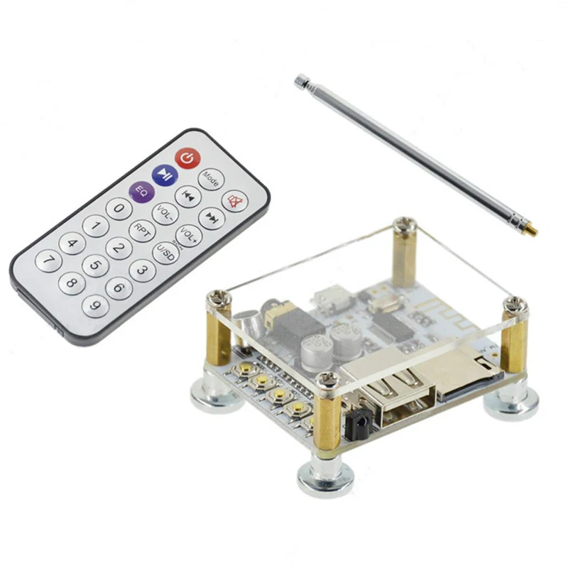 

1 set white RF board DIY Bluetooth audio receiver module wireless module lossless car amplifier amplifier board modified Bluet