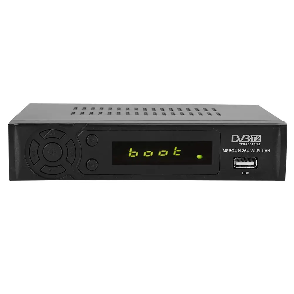 Горячая 100 240 В Smart HD цифровая приставка ТВ приемник DVB T2 (ЕС plug)|ТВ-приставки и