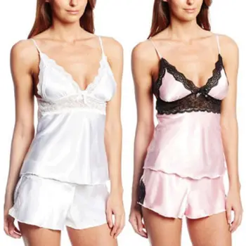 

Womens Sexy-Lingerie Lace Nightwear Set