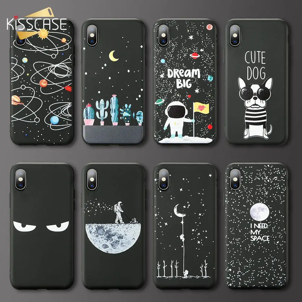 

KISSCASE Stars Space Case For Huawei P20 Mate 20 lite pro Cute Soft Embossed Case for Huawei Honor 8x 9 10 lite nova 3 3i Fundas