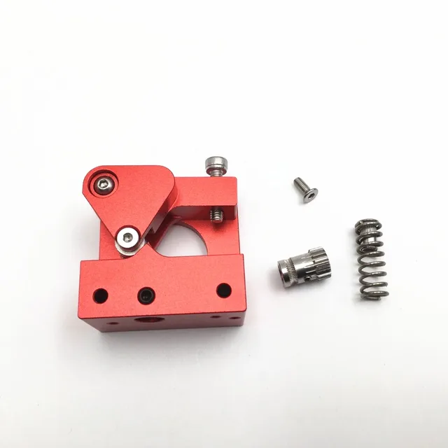 Cheap Anet A8/Wanhao/Monoprice i3 3D printer upgrade aluminum dual gear feeder extruder upgrade kit Dual drive extruder