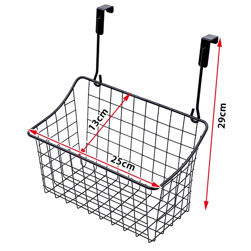 

Multifunctional Kitchen Storage Basket Over-the-door Cabinet Holder Rack Hanging Bathroom Shelf Desktop Storage Basket