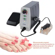 65 Вт 35000 об./мин. электрический ногтей сверлильный станок пилки для маникюра, педикюра Инструменты комплект полировщик шлифовальный станок для гель полировки