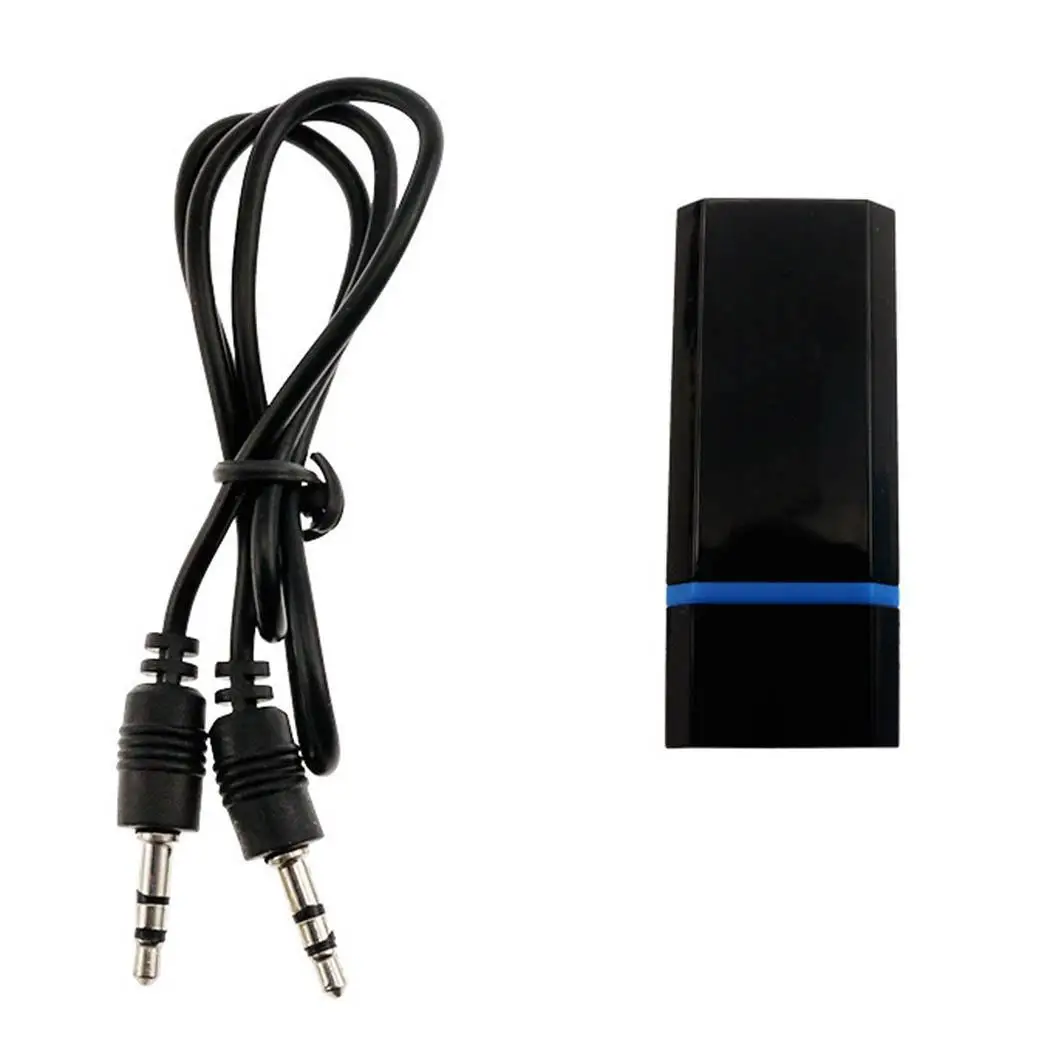 USB Bluetooth музыкальный приемник беспроводной автомобильный 2,4 МГц 2,1 адаптер черный домашний аудио приемник 10 м 3 Мбит/с