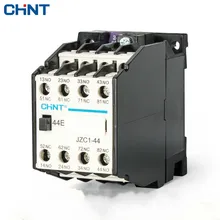 CHINT контактор реле контактного типа реле JZC1-44 среднего реле AC220V 4 Открытый 4 закрытый