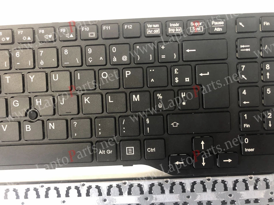 Французский ноутбук с клавиатурой AZERTY для Fujistu E754 Lifebook E753 E756 E554 E556 CP670826-03 с черной рамкой