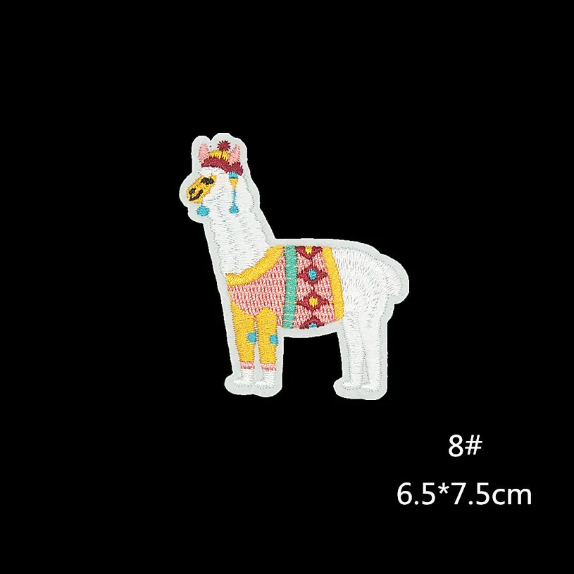 Нашивка PGY Alpaca с вышитым утюгом Милая Аппликация для применения в футболках