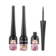 Lucky Doll Черный подводка для глаз жидкий карандаш водостойкая ручка прецизионная длинная жидкость длительного эффекта гладкая подводка для глаз карандаш ручка макияж инструменты