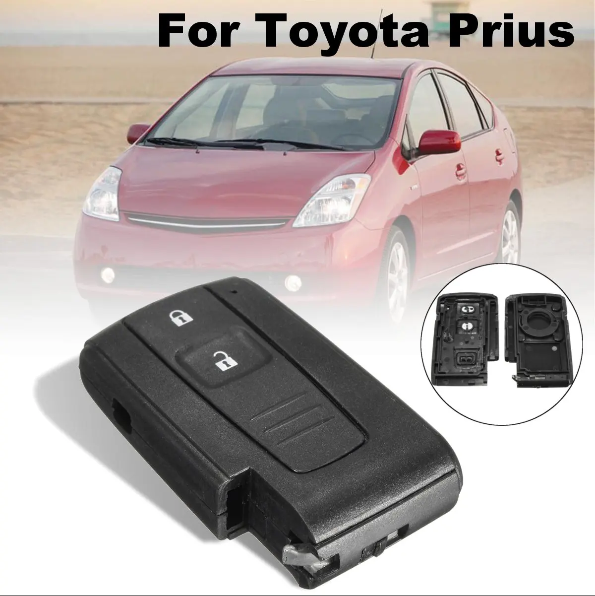 Для Toyota Prius Fob 2004-2009 2/3 кнопочный автомобильный умный пульт дистанционного