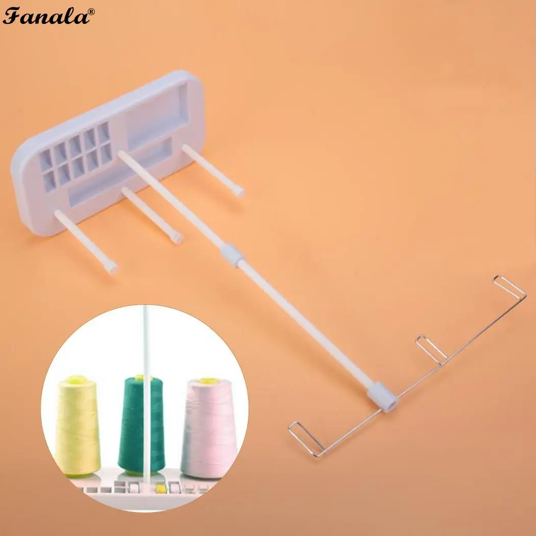 

3 Spool Holder Stand Wire Rack Random Sew Quilting for Home Sewing Machine Tools Accessories