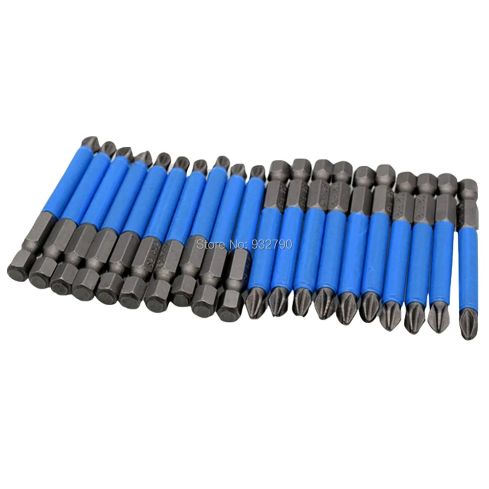 

20pc 70mm PH2 Power Drill Screwdriver Phillips Bit Magnetic Phillips 2 (PH2) Drywall Plasterboard Screwdriver Insert Driver Bits