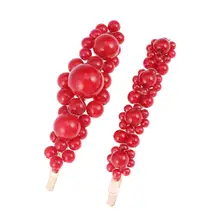 2 шт. заколки для волос модный сплав искусственный жемчуг прочные заколки для волос заколки для девочек для женщин и детей