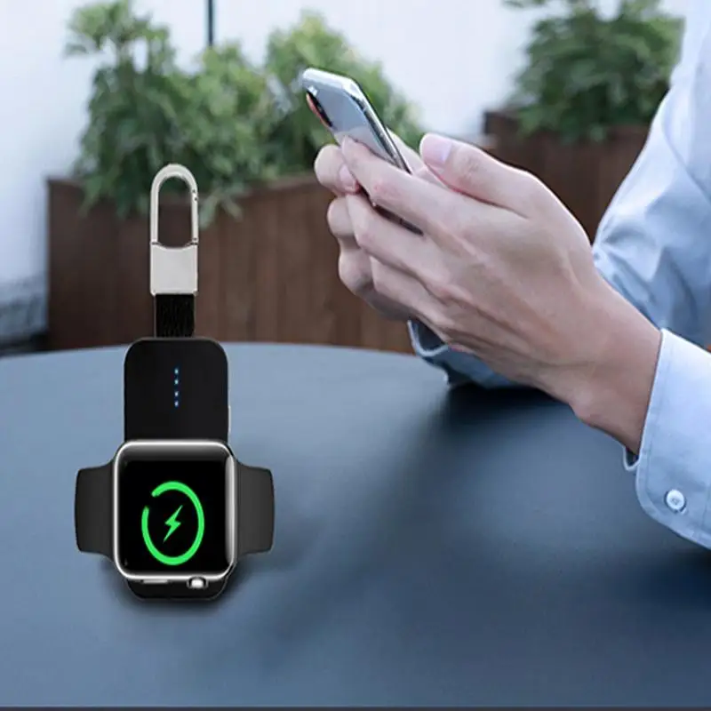 

Portable Wireless Charger for iWatch iPhone Magnetic Charging Kit Built in Power Bank Car Electric Accessory USB Charger