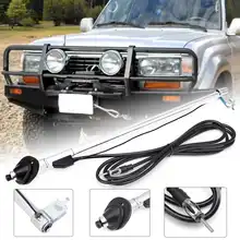 Антенна для автомобиля Toyota Landcruiser 80 HDJ80 HZJ80 FZJ80, ручная блокировка, длина 40 см, запасные части из нержавеющей стали