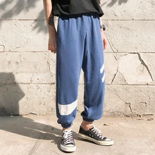 Men's Sweatpants 19 Spring New Men's Clothing Loose Nine Points Sports Pants Youth Popular Hip Hop Feet Pants Casual Men's Pants