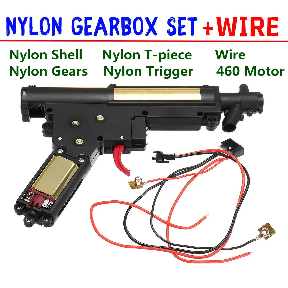 

Upgrade Nylon Gear Box Wire for JinMing M4A1 Gen8 SCAR V2 MP5 Game Water Gel Ball Blasters Toy Guns Replacement Accessories