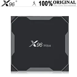 X96 MAX К S905XII 4 к ТВ коробка ГБ/ГБ 64 Гб Smart Media Player Android 8,1 ядра ARM Cortex A53 Декодер каналов кабельного телевидения