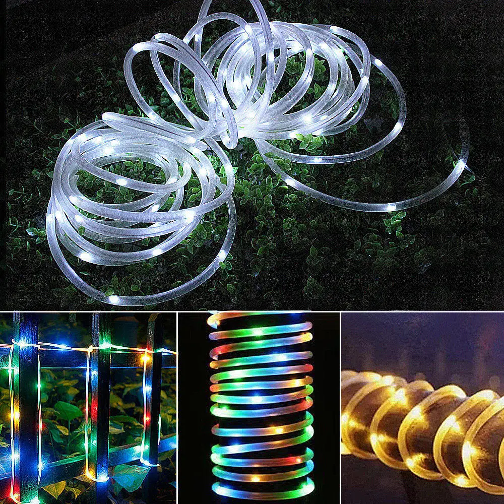 

Solar Power Waterproof LED Garden Path Lights Outdoor 7M/12M luses Tree Decorative Lighting Fairy String Road Garland for Street