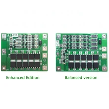 New 4S 40A 14.8V 16.8V 18650 LiFePO4 BMS/ lithium iron battery protection board with equalization start drill Standard/Balance