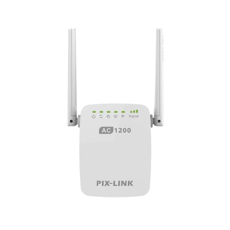 

Wifi Range Extender Wireless Repeater Pixlink 1200Mbps Wifi Extender Internet Signal Booster With External Antennas Full Cover