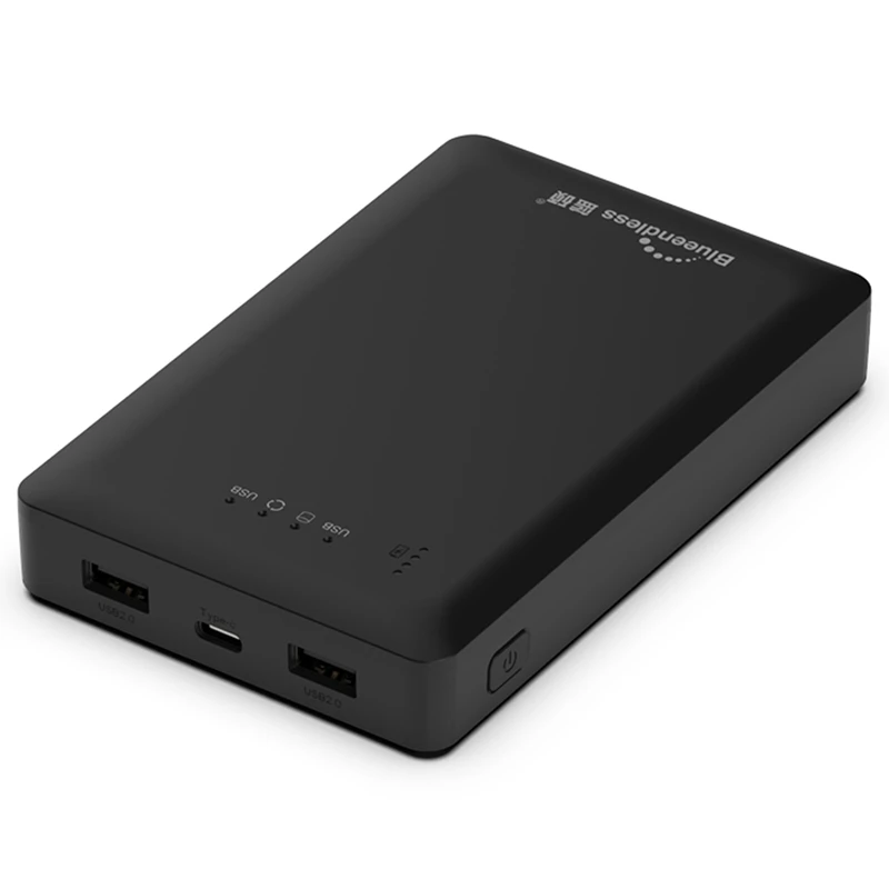 Disco duro portátil Hdd más 4000Mah banco de energía de almacenamiento máximo tipo C A Usb A disco