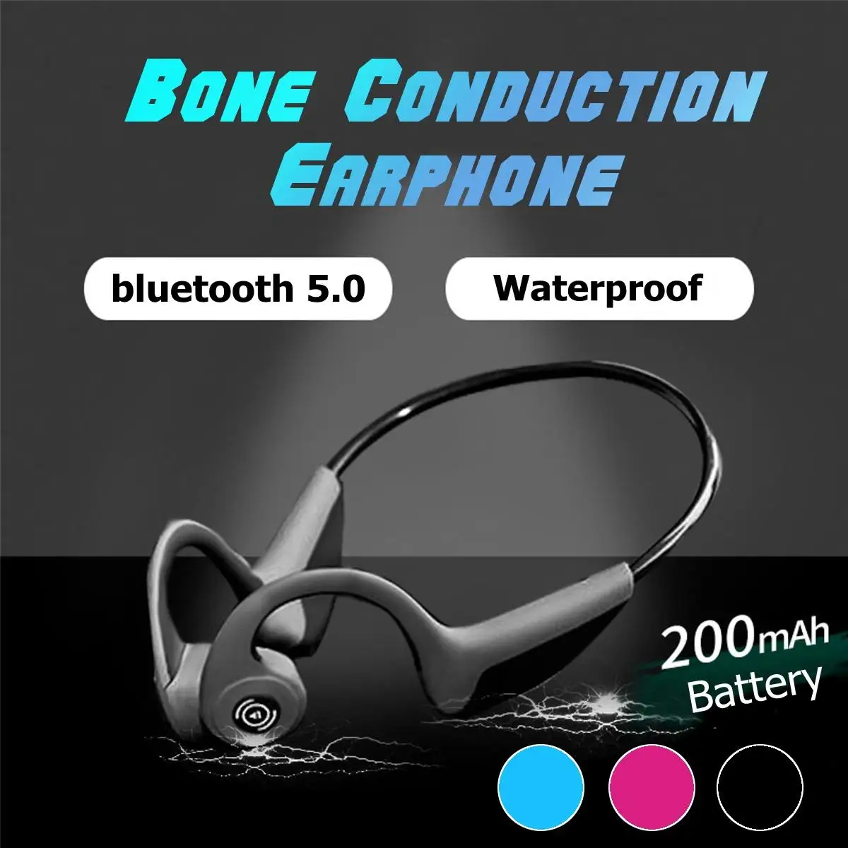

New Fashion TWS Sports Wireless Headset For bluetooth 5.0 Headphone Memory Metal 8-day Stand-by Time Volume Control