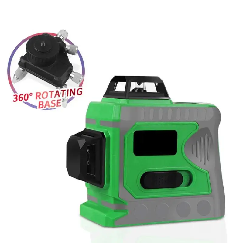 High precision Laser Level Self-Leveling 360 Horizontal Vertical Cross Green Laser Beam Line Measuring Instrument