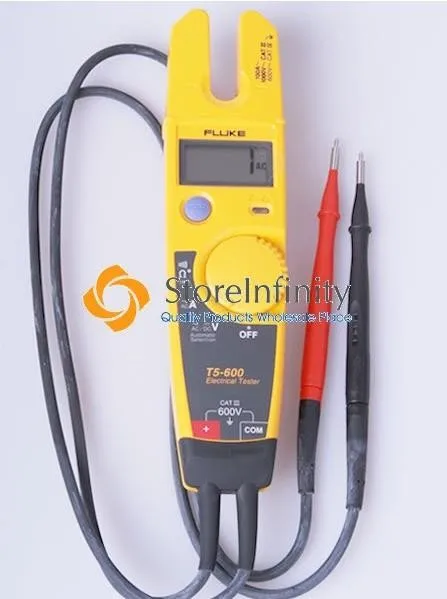 FLUKE T5-600 клещи непрерывность текущий Электрический тестер с кобурой H6