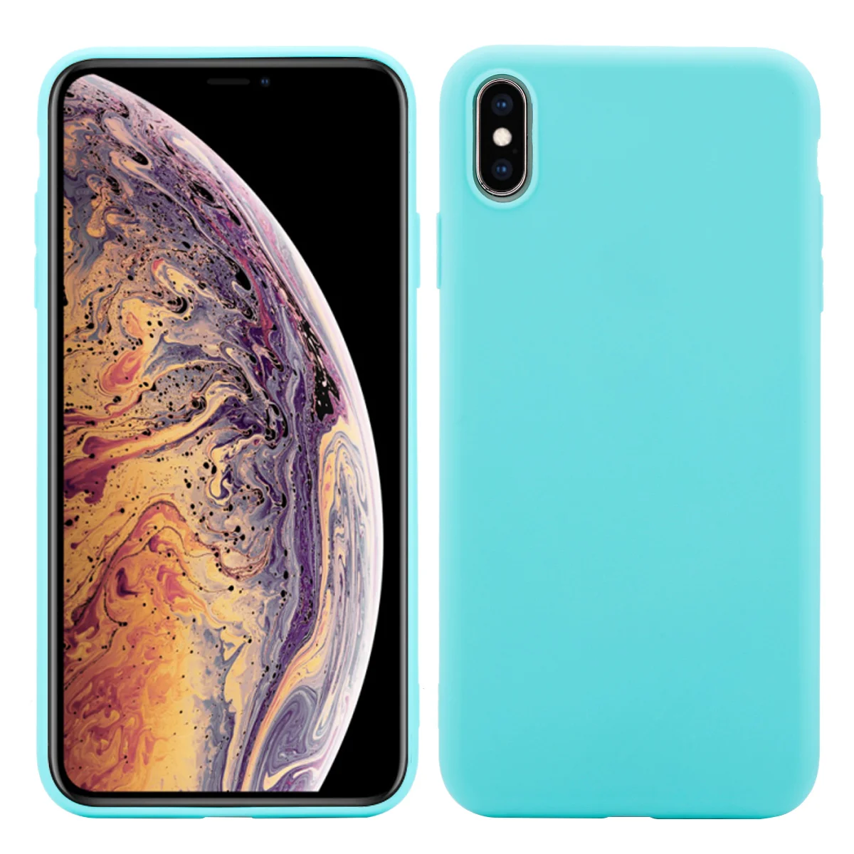 Силиконовый чехол TORUBIA для iPhone Xs Max ультратонкий матовый мягкий из тпу телефона