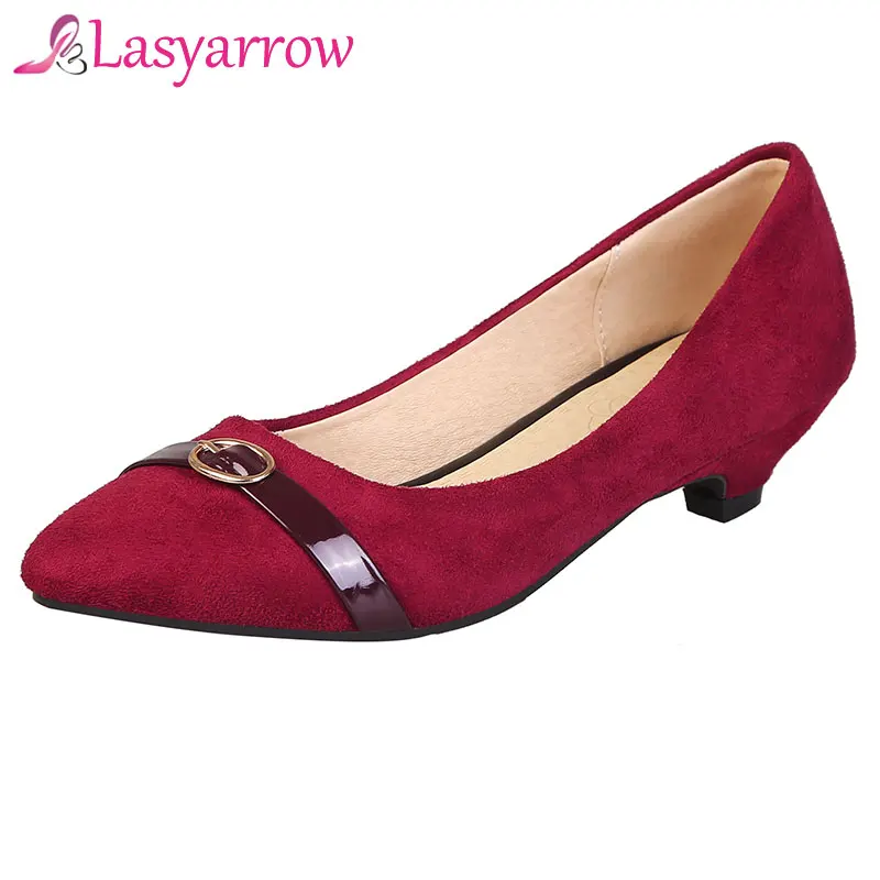 Lasyarrow Black Shallow Mouth Women Office Work Heels Shoes Mouth Women Office Work Heels Shoes