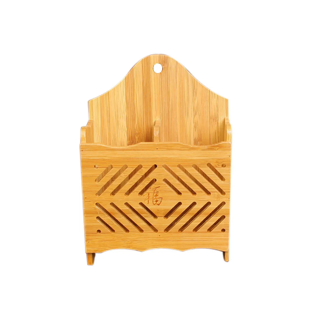 

Household Double Row Bamboo Chopsticks Rack Durable Spoon Fork Drain Rack Cutlery Storage Holder Kitchen Utensils