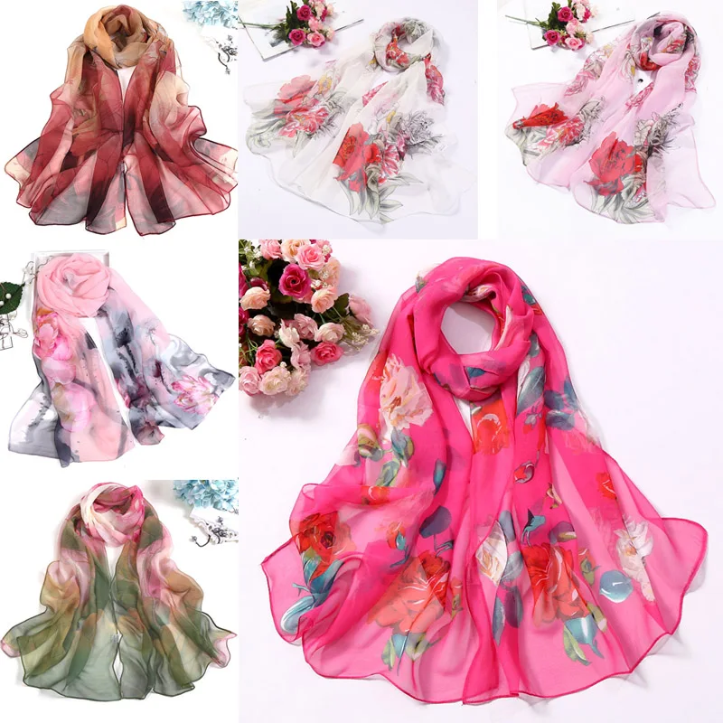 

2019 New Popular 1PC Turban Sun Block High Quality Beach Towel For Women Floral Printed Scarves Shawl