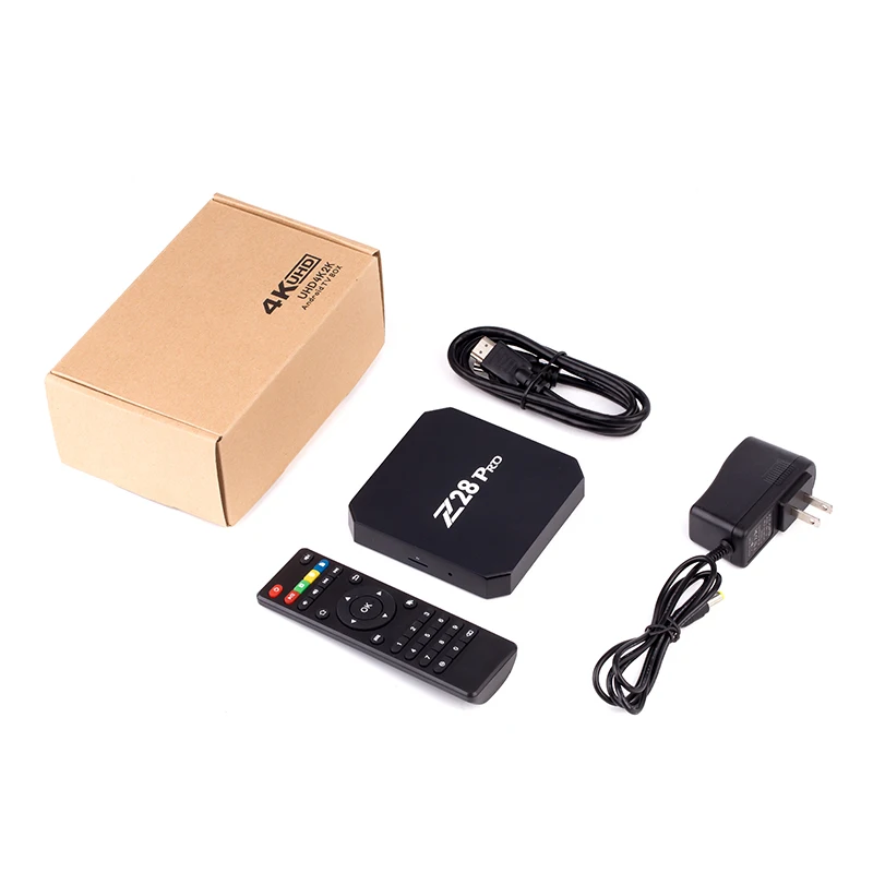 LEORY Z28 PRO Smart tv Box 4 ГБ DDR3 32 Android 7 1 RK3328 четырехъядерный 2 4G 5 0G WiFi BT 100M LAN 4K HDR10 H.265