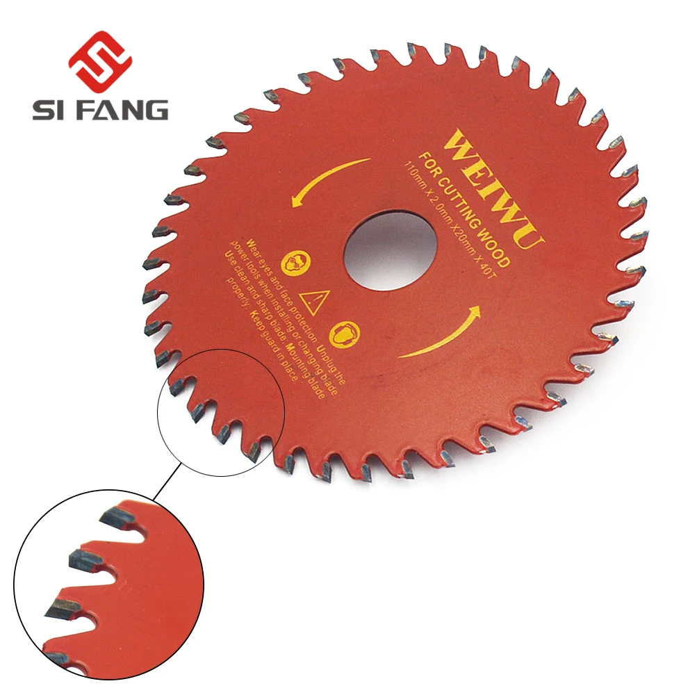 SI FANG 100 мм (4 дюйма) 40т твердосплавная циркулярная пила режущее лезвие диаметр 25 4