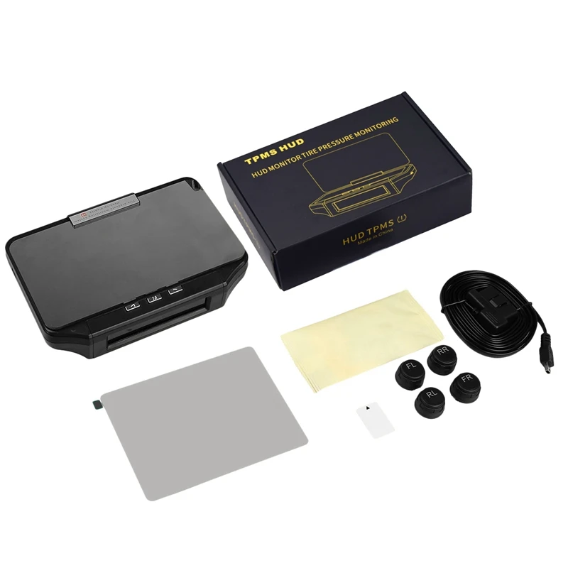 

Tire Pressure Monitoring High-Precision Tire Testing Car Universal Hud Head-Up Display One Machine Water Temperature Tachomete