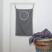 

Oxford-cloth Storage Bag Household Durable Home Storage and of Sturdy Saving Space Gray Laundry Cloth Portable Bag Made Hanging