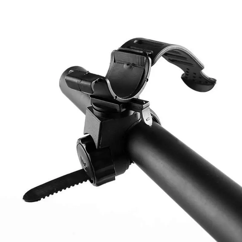 Discount Cycling Bike Bicycle Light Lamp Stand Holder 360 Rotation Grip LED Flashlight Torch Clamp Mount Rotatable Mount Bracket 3