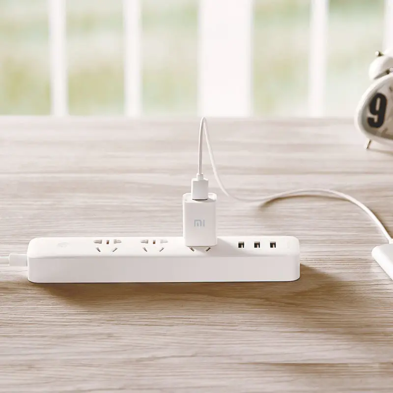Умная розетка Xiaomi Qingmi быстрая зарядка 3 usb розетки Wi Fi приложение Беспроводное