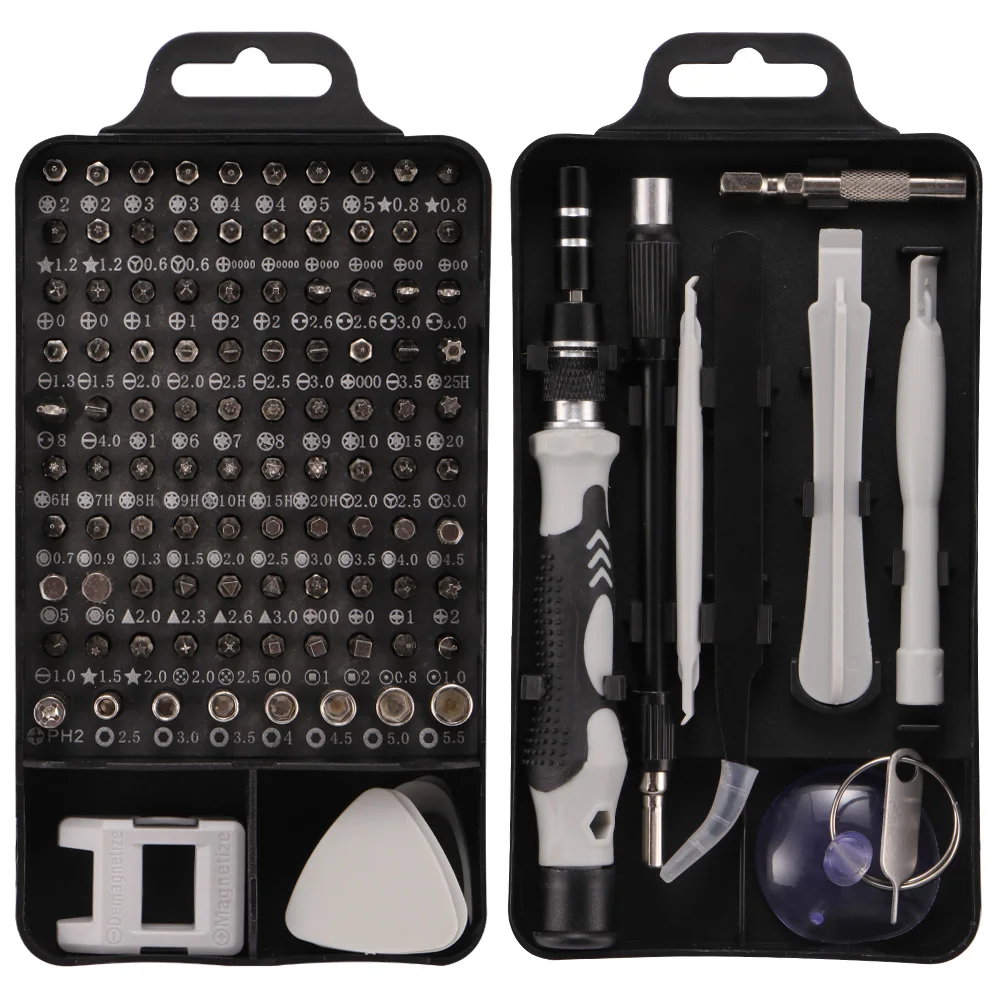 

Drop 115 In 1 Screwdriver Set Multi-Function Computer PC Mobile Phone Digital Electronic Device Repair Hand Home Tools Bit