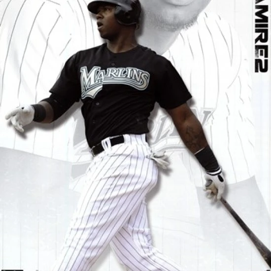 Florida Marlins-Hanley Ramirez 2011 ламинированный плакат печать (24x36) | Дом и сад