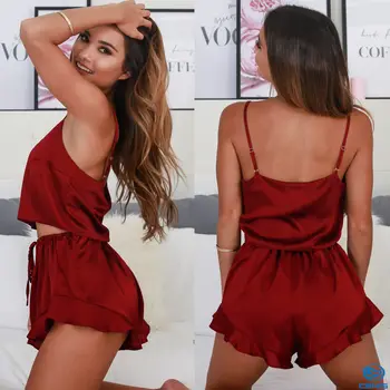 

brand pajamas sets for women Sexy Lingerie Clothes Set lingerie pajamas pyjamas 2Pcs Babydoll Nightwear Sleepwear