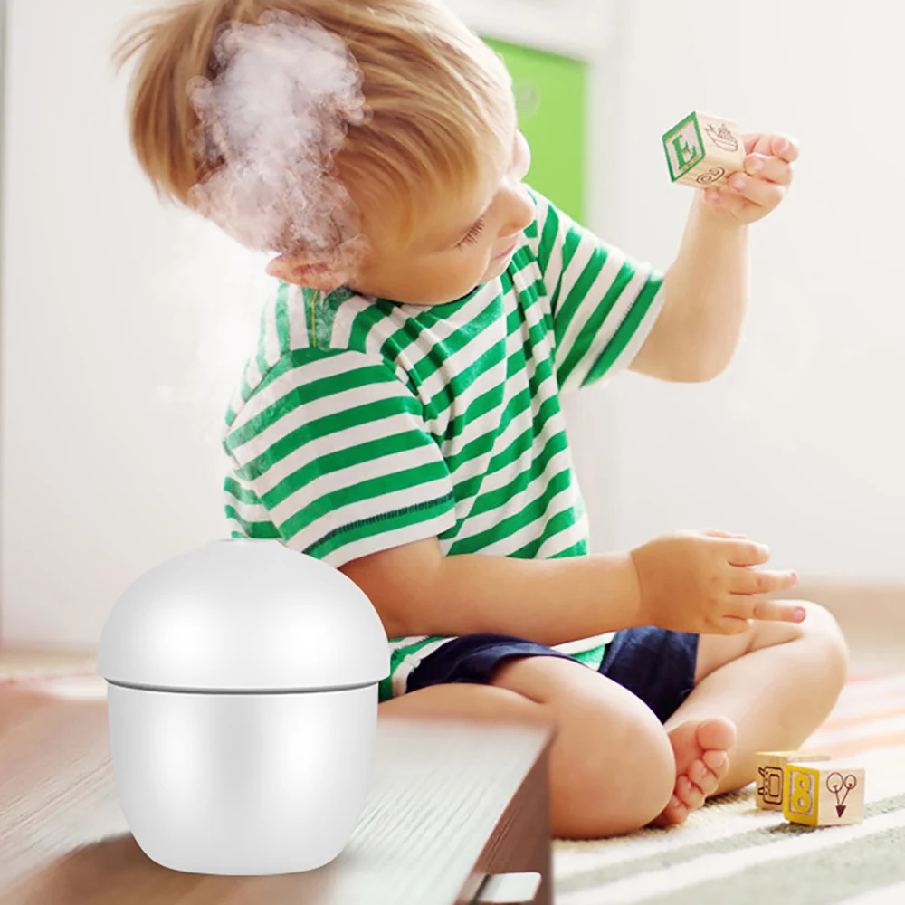 

Rechargable Humidifier Mushroom Lamp Multi -Function Diffuser Office Air Mini USB Fan LED Night Light Humidifier